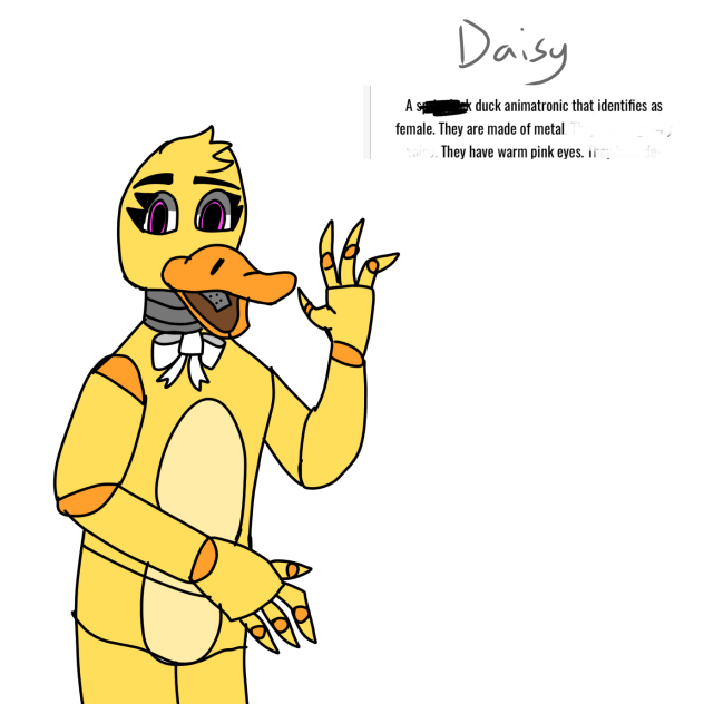 FNaL character 4- Daisy Duck