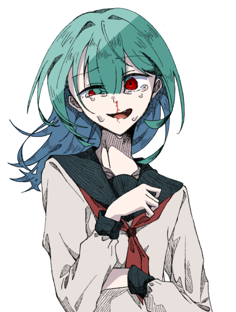 鼻血っっ