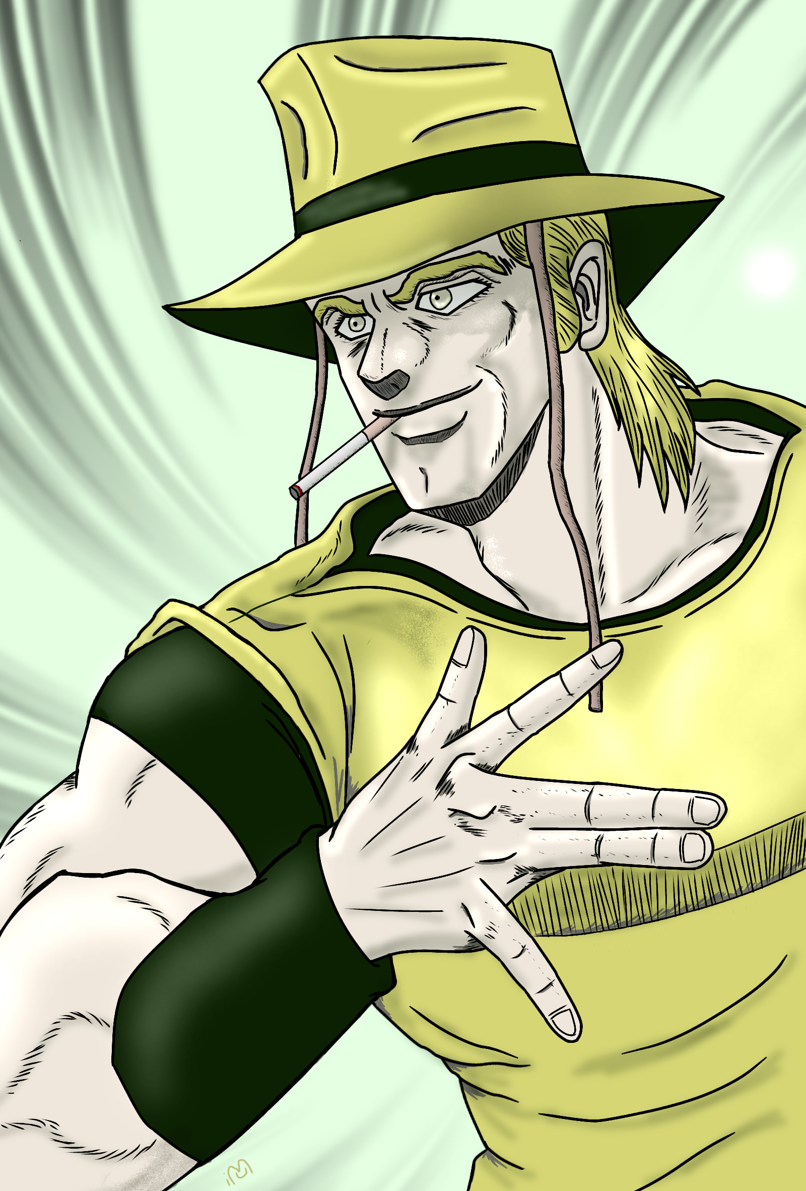 原作版 ジョジョの奇妙な冒険第3部 ホル ホース Ibispaint