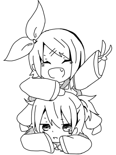 リンレン 線画