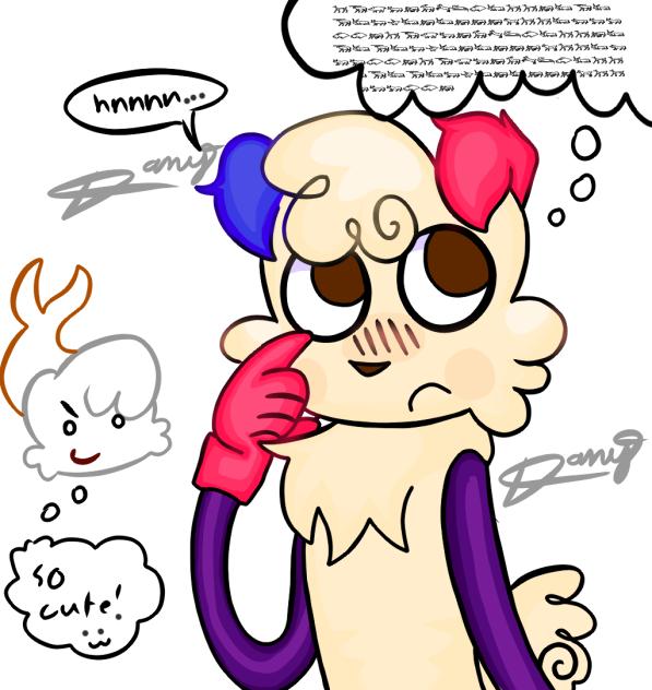 lazy angry hug fanart I made