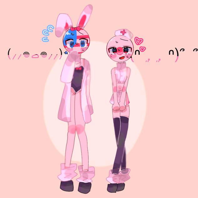 白衣バニー&ナース服