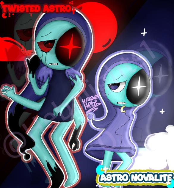 Astro and his Twisted form dandys world