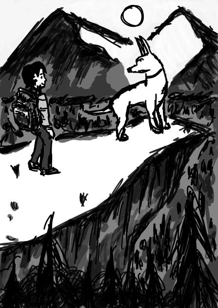 Fanart of Elf Dog and Owl Boy v2