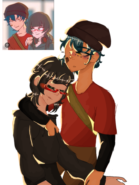 Marcus and Siri🖤💙