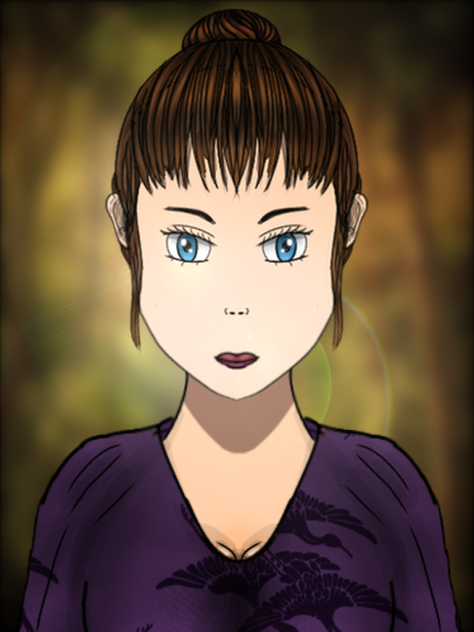 The girl in the secret forest