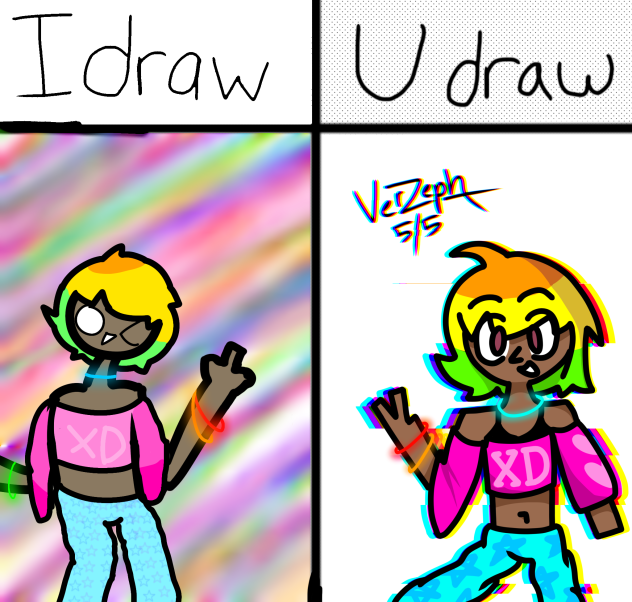 I draw you draw with Gh0st_cat