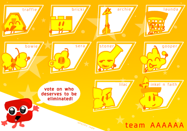 team aaaaaa elimination thing
