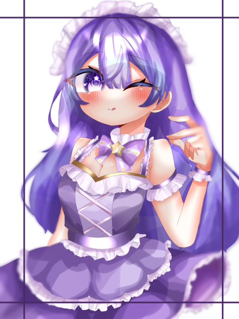 フリルいっぱいお姫様✨💜
