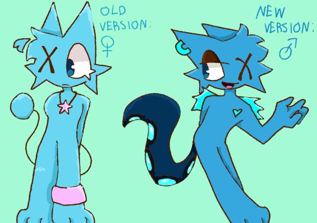 My Kilis OC and the old n new design!