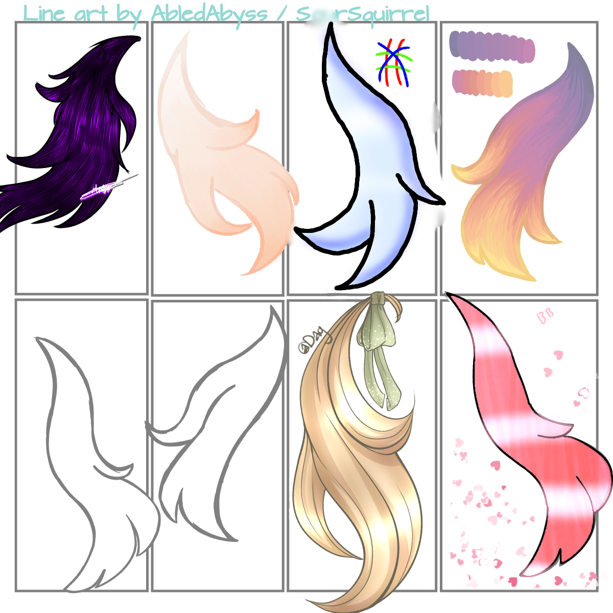 Remake of hair collab - ibisPaint