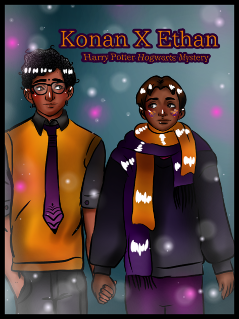 Fanart Konan (Rowan) x Ethan (Principal)