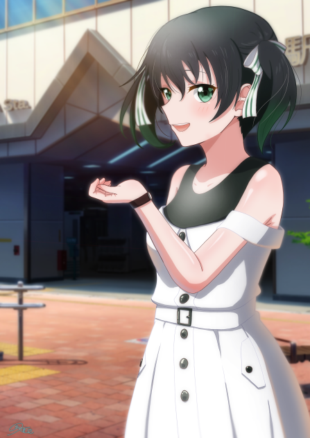 あ！きたきた！じゃ、行こっか(^^)