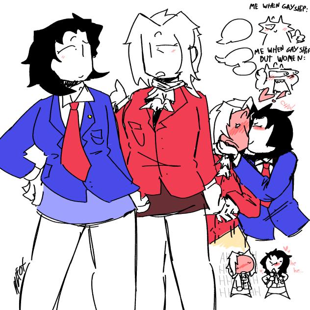 Ace attorney more like lesbian attorney