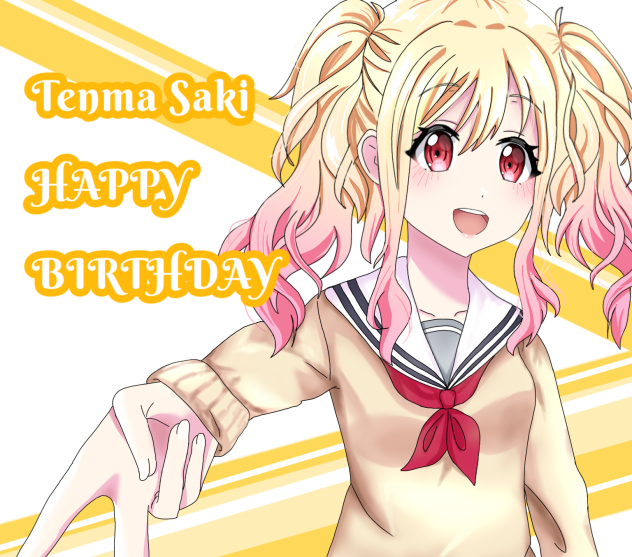 Happy Birthday Tenma Saki💛