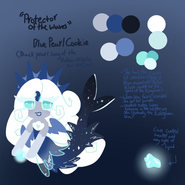Blue Pearl cookie 🦋🌊