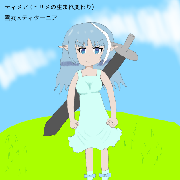 私はティメア。ヒサメの未来の姿です。
