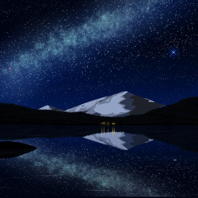 night sky background - ibisPaint