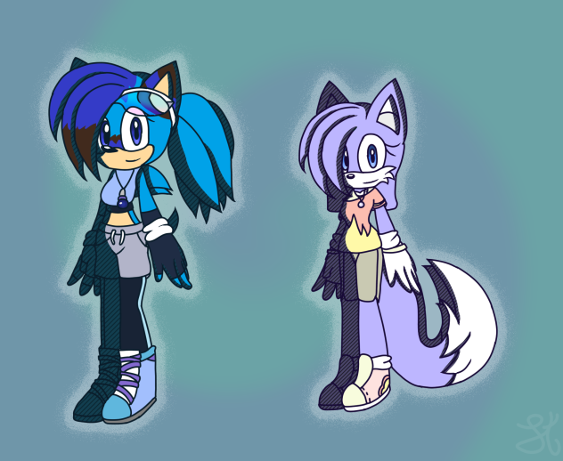 Sonic Free rider blue and amrin