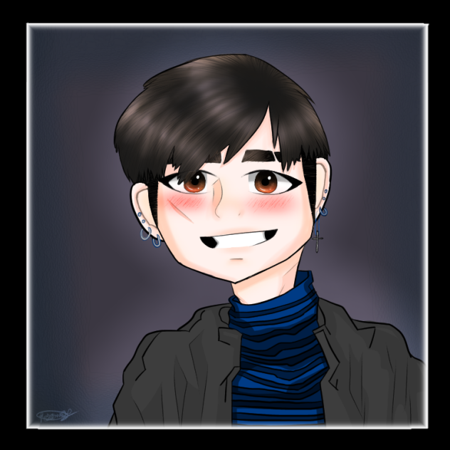 Edgy Anime Boy - ibisPaint
