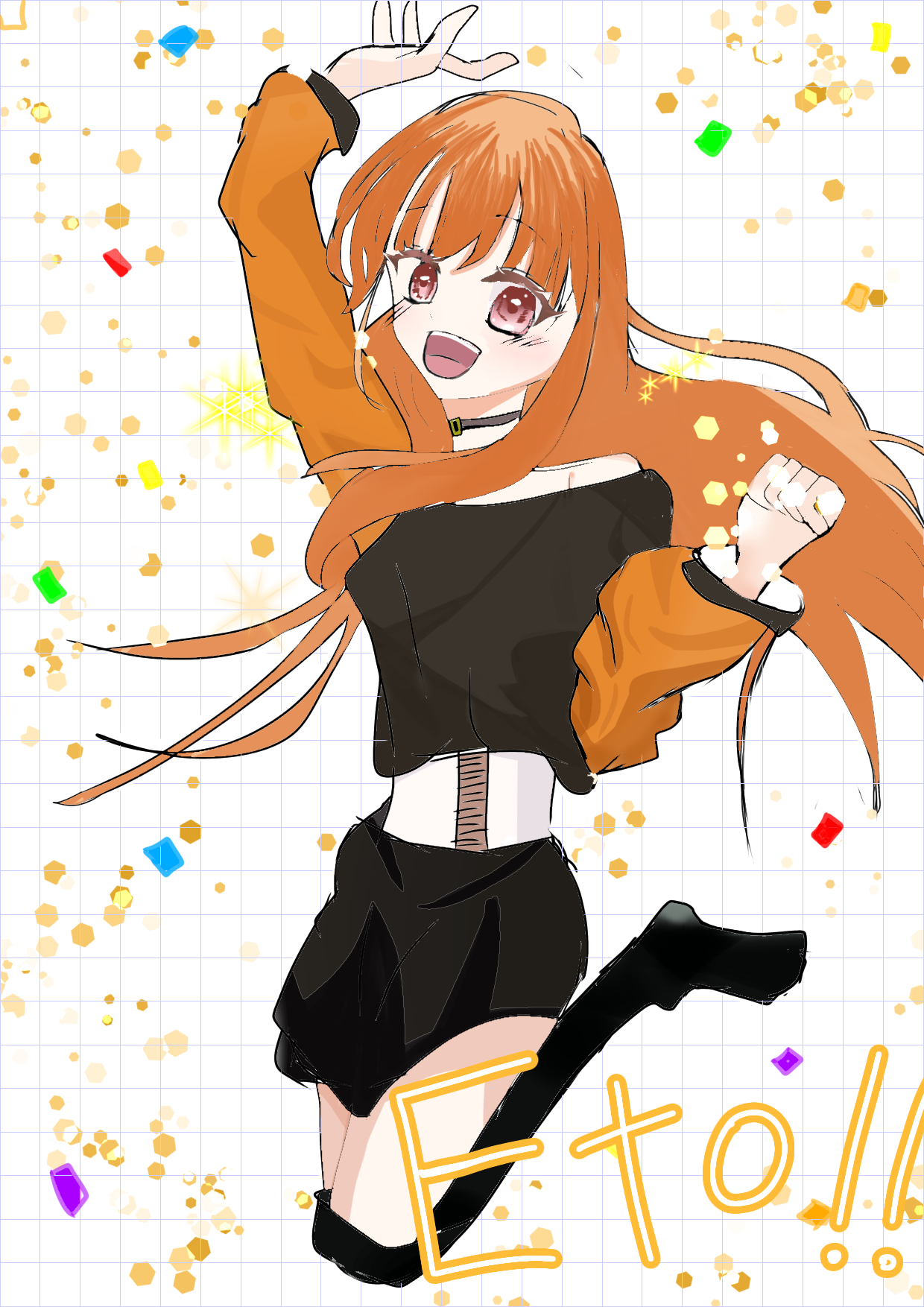 えとさん描いてみた🍑 - ibisPaint