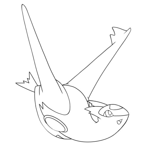 ラティアス線画