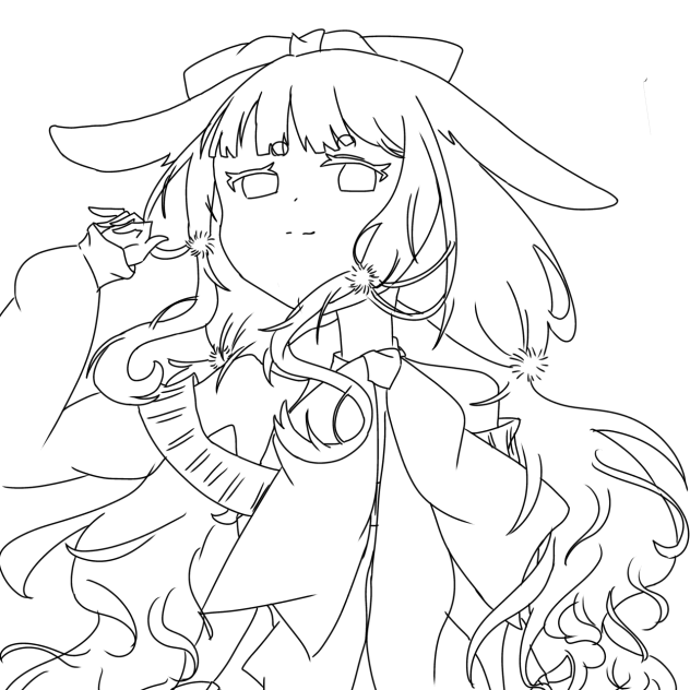 あなたのために 線画 線画 - ibisPaint