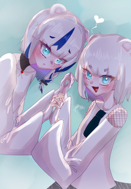 海のシロクマさん！