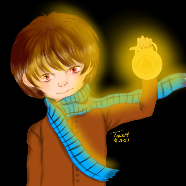 Lavander um garoto e sua lanterna 🔦 - ibisPaint