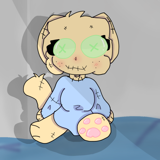 Lynelle as a doll plush