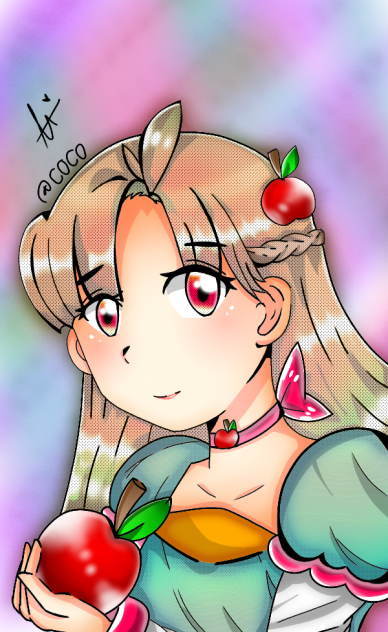 Apple girl