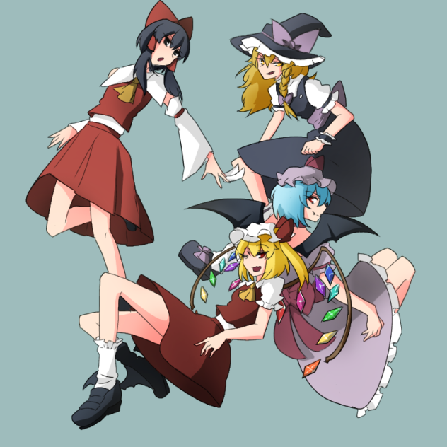 【東方】構図テンプレトレース