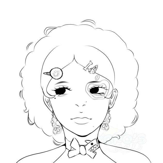 Lineart of my oc