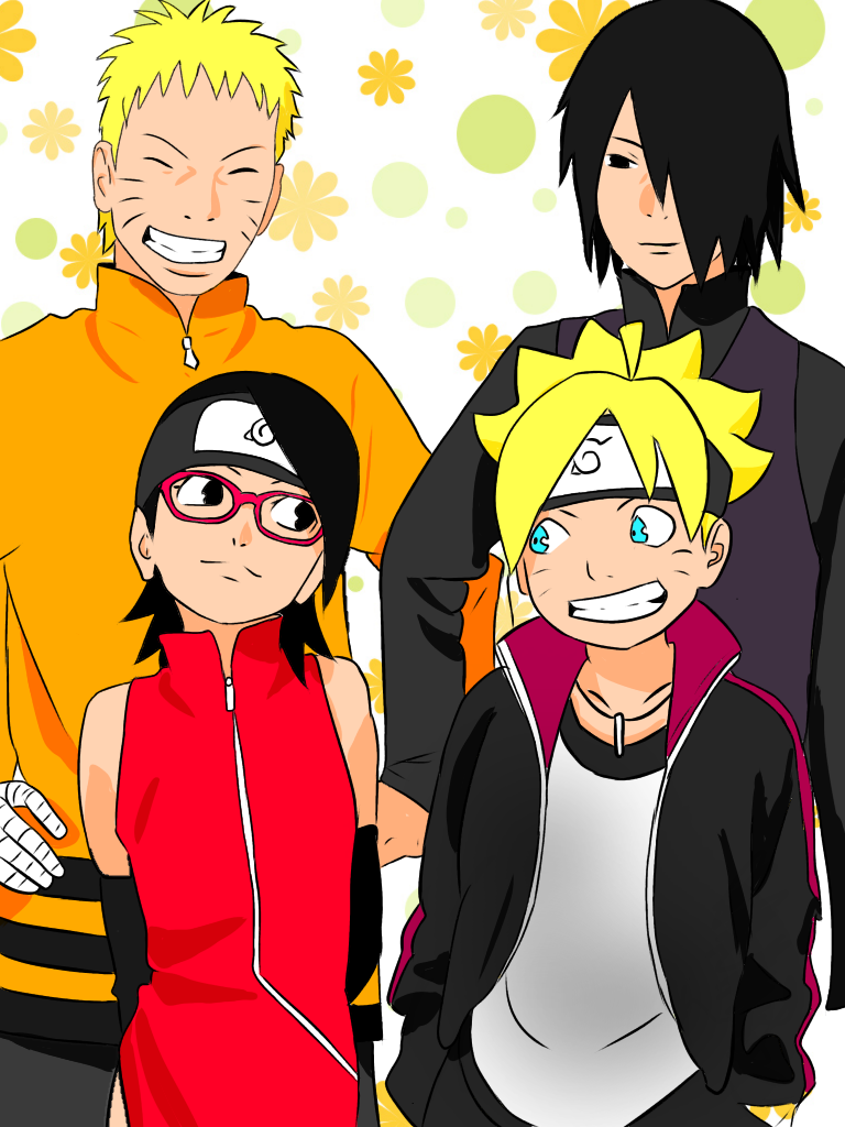 サスケ ナルト 親子 Ibispaint