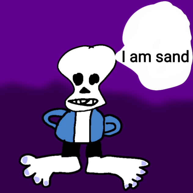 Sand from undeerware