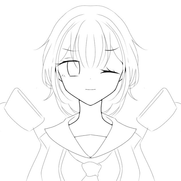 えむちゃん！線画