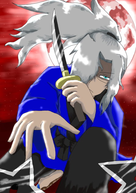 赤い月夜