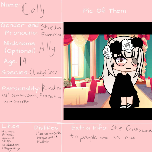 JUST SOME CHAOS (Character form)