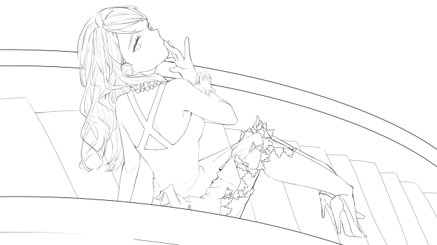 梨子HBD〜2022〜 線画