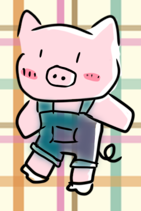 オリキャラのブタちゃん！♡
