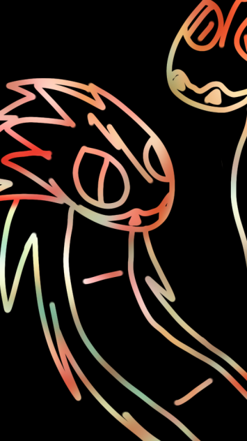 Runespa (half blind head) neon edition