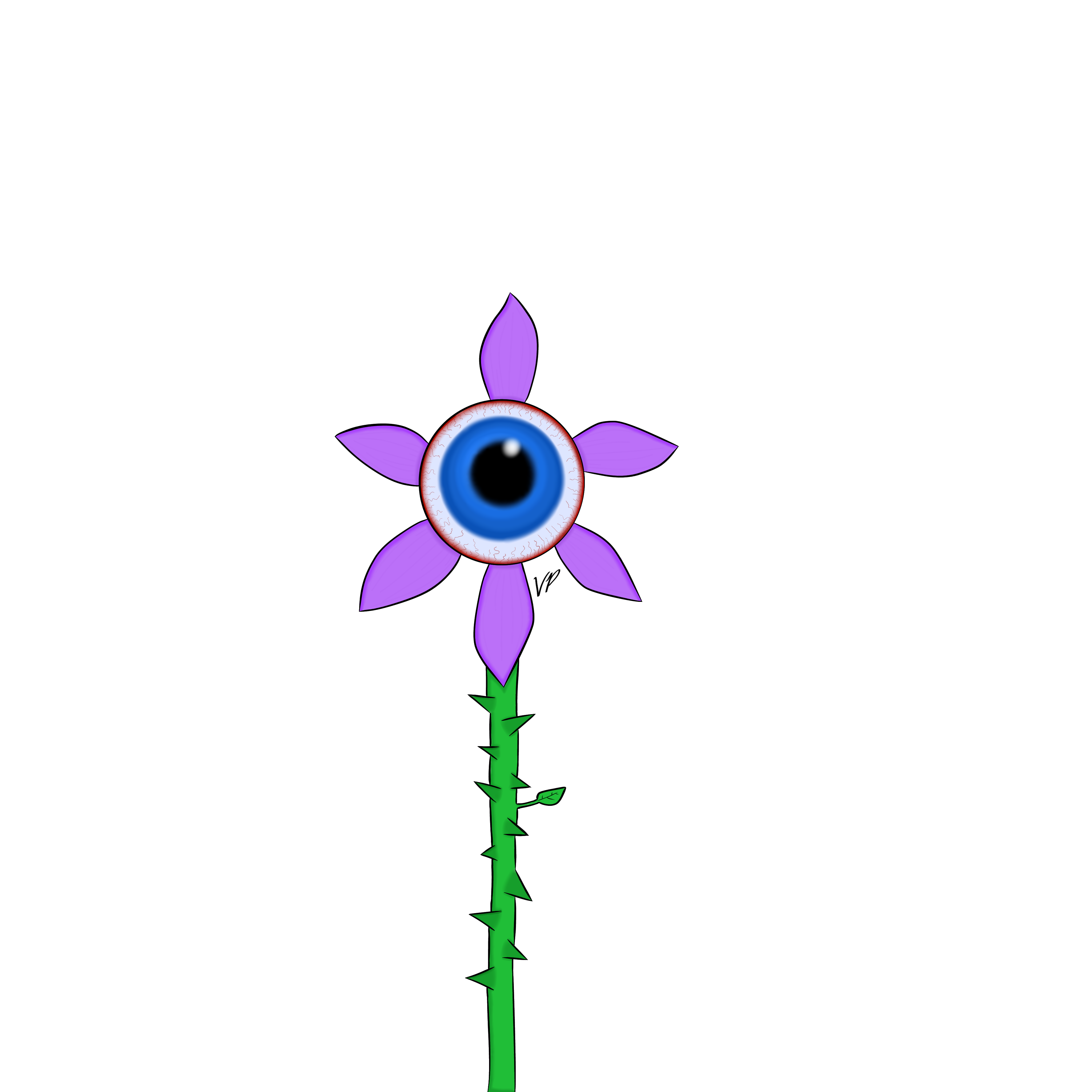 Eyeball flower - ibisPaint