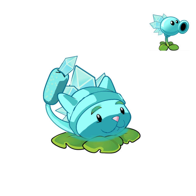 rabo de gato elemental de hielo