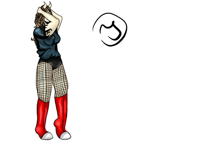 Dem red boots