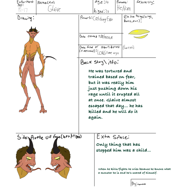 Character submission ✨