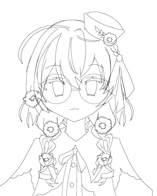 ✩矢車りねさん✩（線画）