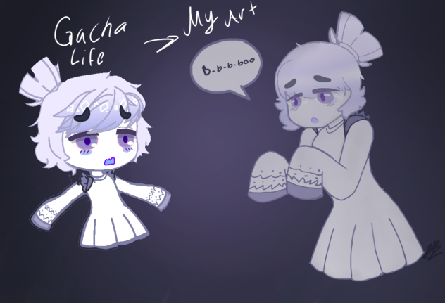 Drawing Gacha characters 4