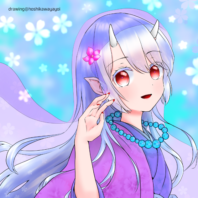 星川ヤヨイさんの線画お借りしました.3