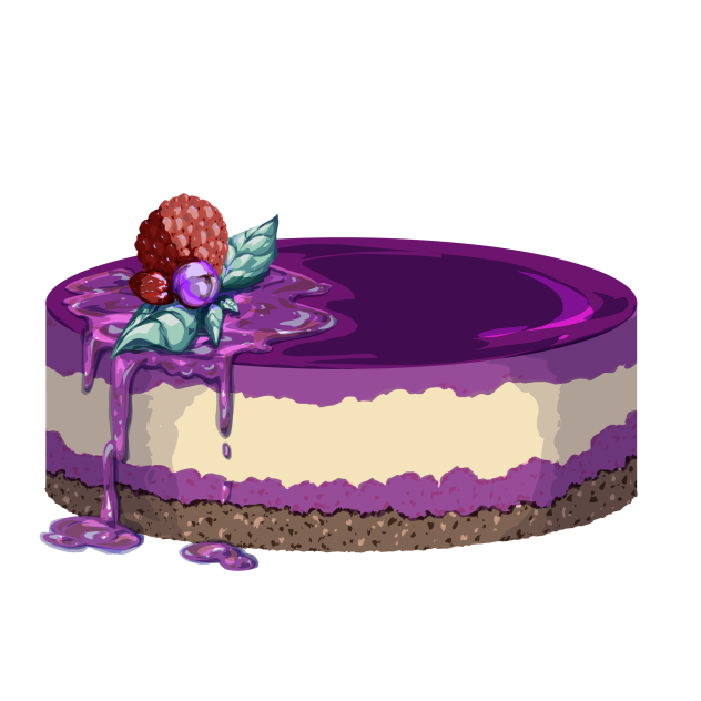 Blue berry cheesecake