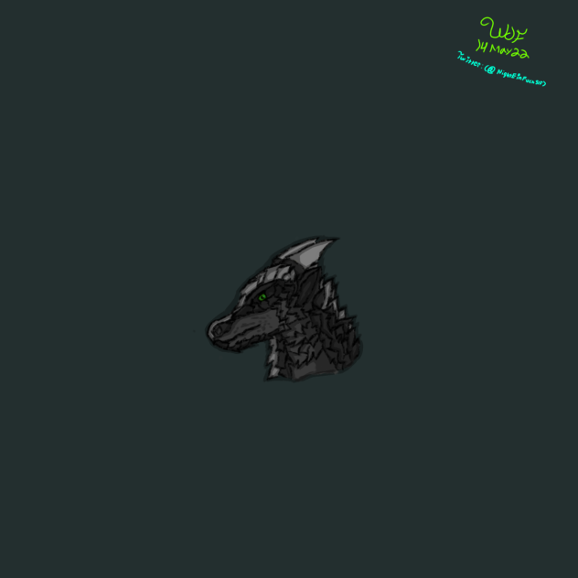 Dragon [First sketch on new tab!]12May23